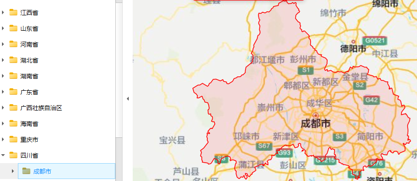 市级边界