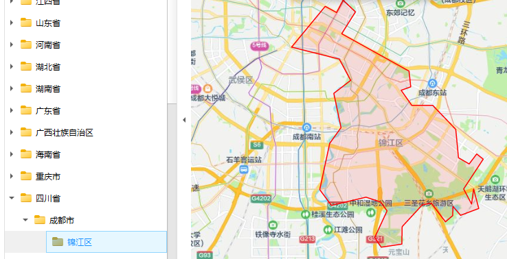 区县边界